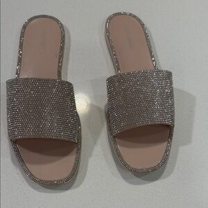 Fashion Nova Sparkling Rhinestone Sandals